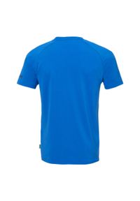 UHLSPORT - Koszulka Uhlsport ID. Kolor: niebieski. Wzór: napisy. Sport: piłka nożna