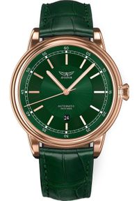 AVIATOR - Zegarek Aviator Zegarek męski Aviator V.3.32.2.237.4 zielony. Kolor: zielony #1