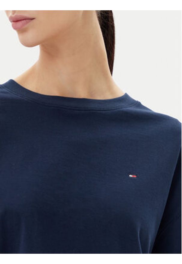 TOMMY HILFIGER - Tommy Hilfiger Piżama UW0UW05760 Granatowy Regular Fit. Kolor: niebieski. Materiał: bawełna