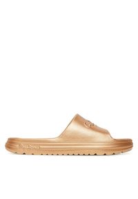 Pepe Jeans Klapki Beach Slidemet PLS70165 Złoty. Kolor: złoty