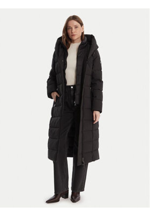 DKNY Kurtka zimowa DLEMPV01 Czarny Regular Fit. Kolor: czarny. Materiał: syntetyk. Sezon: zima