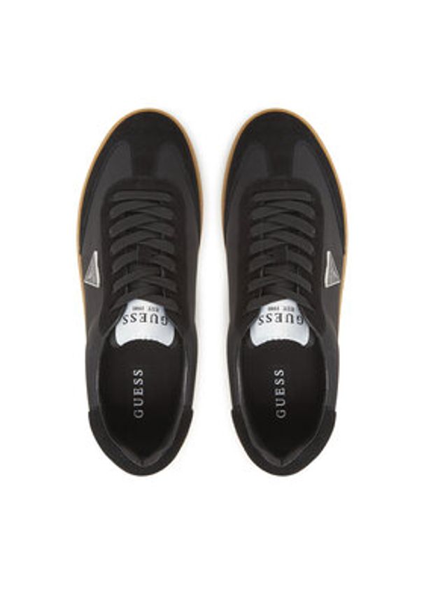 Guess Sneakersy FMTWIM LEA12 Czarny. Kolor: czarny. Materiał: skóra