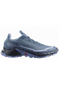 salomon - Buty do biegania damskie Salomon Alphacross 5. Zapięcie: sznurówki. Kolor: niebieski. Materiał: materiał. Szerokość cholewki: normalna. Sport: bieganie
