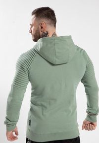 GORILLA WEAR - Georgia Bluza z kapturem zapinana na suwak - Zielony. Typ kołnierza: kaptur. Kolor: zielony. Sport: fitness