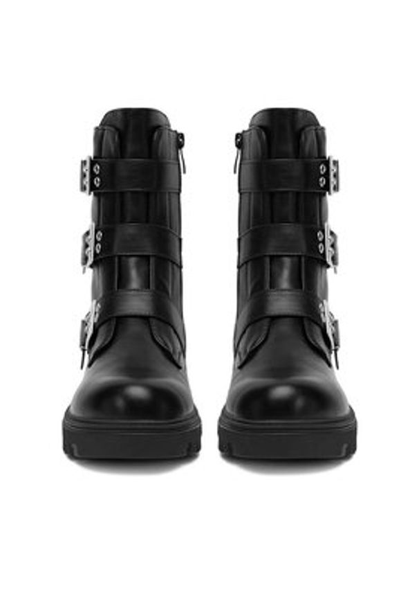DeeZee Botki HX22030-96 Czarny. Kolor: czarny. Materiał: syntetyk, materiał