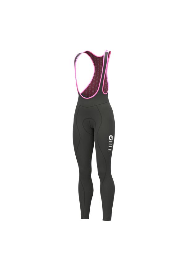 ALÉ CYCLING - Spodnie rowerowe damskie Alé Cycling Solid Essential Bib. Kolor: wielokolorowy, różowy, czarny