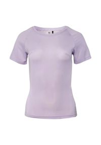 IQ - T-shirt Damski Z Krótkim Rękawem Trening Heria. Kolor: różowy, wielokolorowy, fioletowy. Długość rękawa: krótki rękaw. Długość: krótkie. Sport: fitness