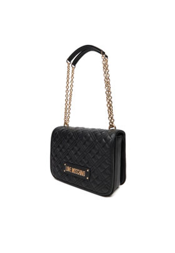 Love Moschino - LOVE MOSCHINO Torebka JC4000PP0NLA0000 Czarny. Kolor: czarny. Materiał: skórzane