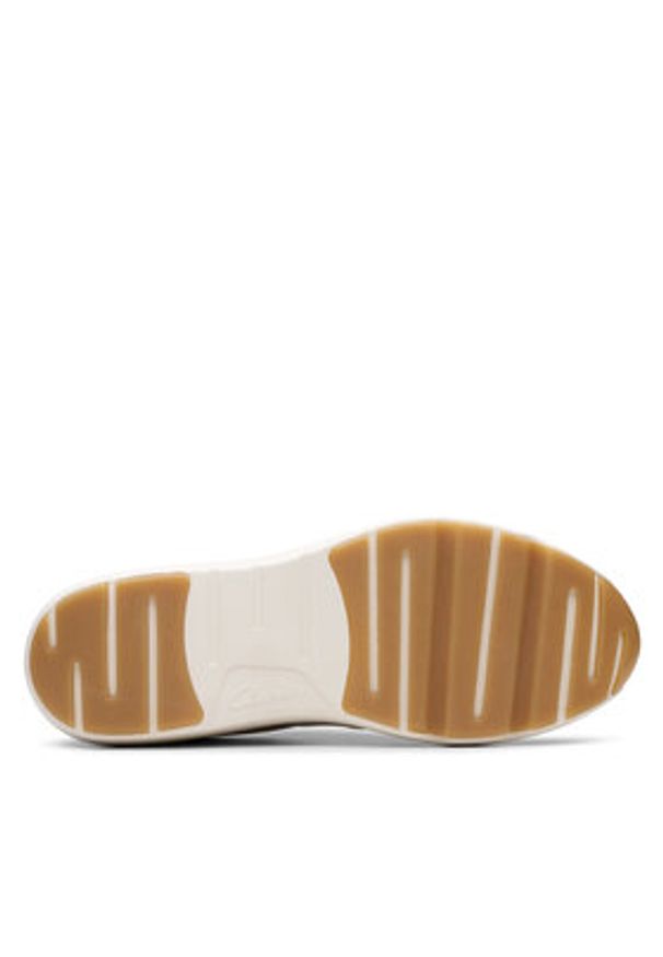 Clarks Sneakersy Tivoli Walk 26181361 Biały. Kolor: biały. Materiał: skóra
