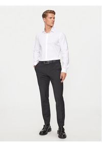 Calvin Klein Koszula K10K113182 Biały Slim Fit. Kolor: biały. Materiał: bawełna, syntetyk #4