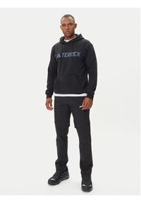 Adidas - adidas Bluza Terrex Multi Large Logo IZ3305 Czarny Regular Fit. Kolor: czarny. Materiał: bawełna #3
