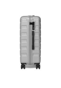 Gino Rossi - GINO ROSSI Walizka średnia CEO-GIN-M-003-05-SILVER Srebrny. Kolor: srebrny #4