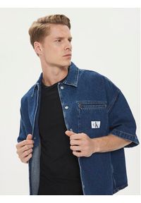 Calvin Klein Jeans Koszula jeansowa J30J324868 Granatowy Relaxed Fit. Kolor: niebieski. Materiał: bawełna #2