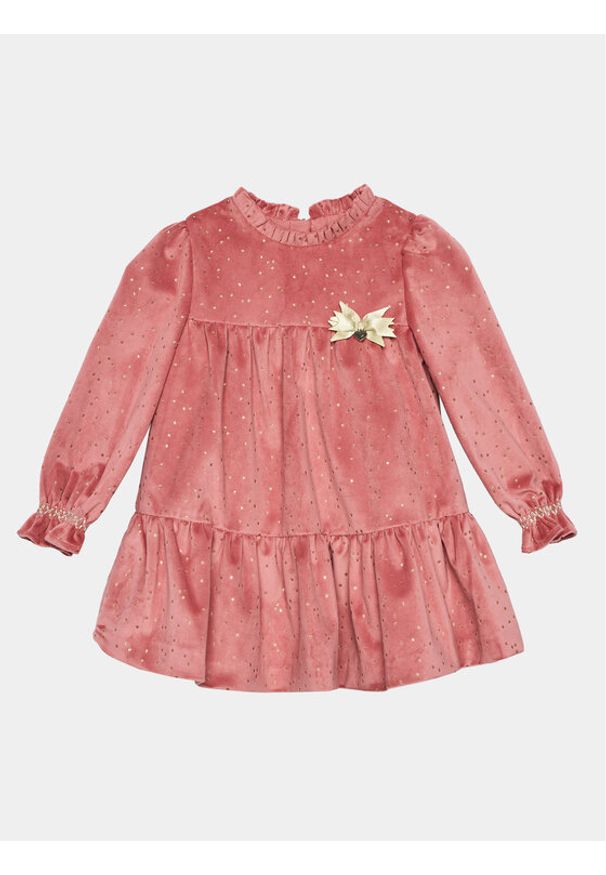 Mayoral Sukienka elegancka 2.976 Różowy Regular Fit. Kolor: różowy. Materiał: syntetyk. Styl: elegancki