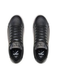 Calvin Klein Jeans Sneakersy Bold Platf Low Lace Lth Ml Mtl YW0YW01464 Czarny. Kolor: czarny #5