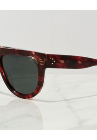 CELINE - Brązowe okulary przeciwsłoneczne Aviator. Kolor: brązowy. Materiał: materiał #6