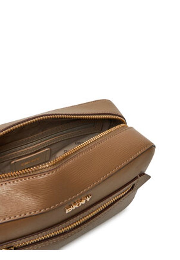 DKNY Torebka R42E3E22 Brązowy. Kolor: brązowy. Materiał: skórzane