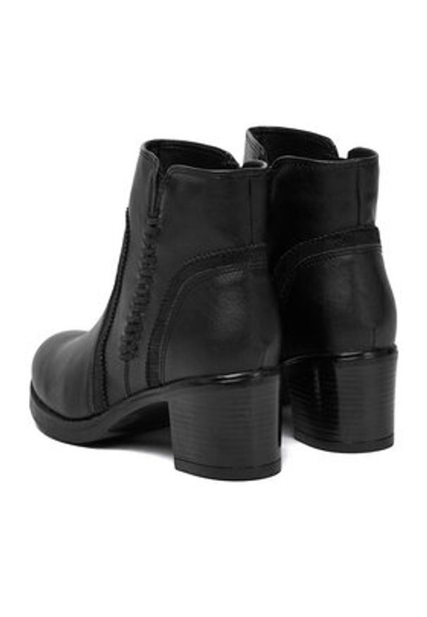 Go Soft Botki CEO-WBN-DIANA-5666-01 Czarny. Kolor: czarny. Materiał: materiał, skóra