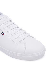 TOMMY HILFIGER - Tommy Hilfiger Sneakersy Icon Court FM0FM05946 Biały. Kolor: biały. Materiał: skóra #2