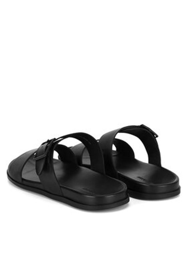 Gino Rossi Klapki ROCA-285 MI08 Czarny. Kolor: czarny. Materiał: skóra