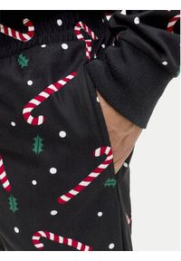 Jack & Jones Piżama Tristan 12285375 Czarny Loose Fit. Kolor: czarny. Materiał: syntetyk #6
