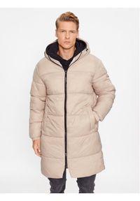 Jack & Jones Płaszcz zimowy 12236052 Beżowy Regular Fit. Kolor: beżowy. Materiał: syntetyk. Sezon: zima