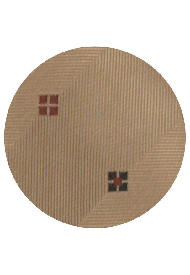 Męski Krawat - Lekki, Jasny Brąz - Alties. Kolor: wielokolorowy, brązowy, beżowy. Materiał: tkanina. Styl: elegancki, wizytowy