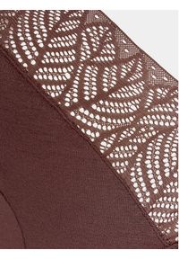 Femilet by Chantelle Koszulka piżamowa Jazz FNA510 Brązowy Regular Fit. Kolor: brązowy. Materiał: wiskoza