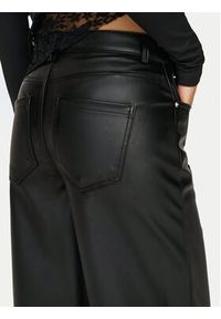 only - ONLY Spodnie z imitacji skóry Kiri 15324777 Czarny Straight Fit. Kolor: czarny. Materiał: skóra #6
