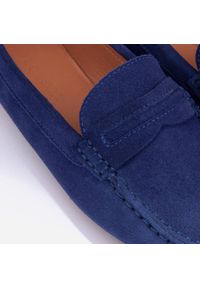 Marco Shoes Mokasyny zamszowe granatowe niebieskie. Kolor: niebieski. Materiał: zamsz. Styl: klasyczny #3