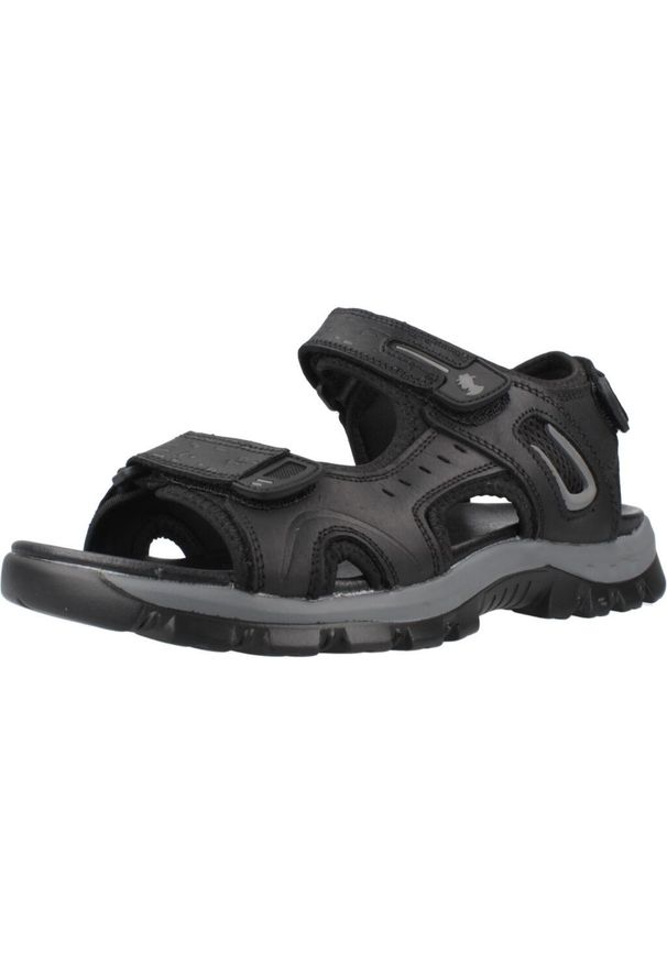 CORONEL TAPIOCA - Sandały CORONEL TAPIOCCA T220 1 Czarny. Kolor: czarny. Materiał: skóra, tkanina. Sezon: lato