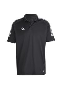 Adidas - Koszulka męska adidas Tiro 23 League Polo. Typ kołnierza: polo. Kolor: wielokolorowy, czarny, biały