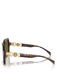 VERSACE - Versace Okulary przeciwsłoneczne 0VE4441 108/73 Brązowy. Kolor: brązowy #4