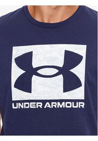 Under Armour T-Shirt Ua Abc Camo Boxed Logo Ss 1361673 Granatowy Loose Fit. Kolor: niebieski. Materiał: syntetyk, bawełna