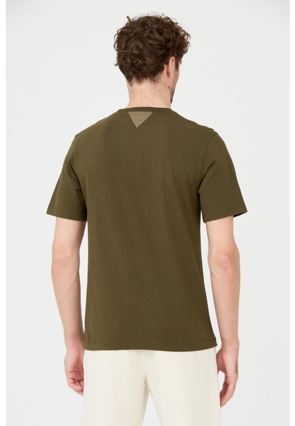 Aeronautica Militare - AERONAUTICA MILITARE Zielony bawełniany męski t-shirt, Rozmiar XL. Kolor: zielony. Materiał: bawełna