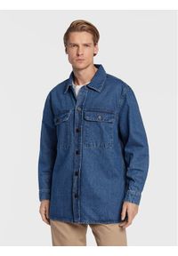 Lindbergh Koszula jeansowa 30-304025 Niebieski Regular Fit. Kolor: niebieski. Materiał: bawełna #1