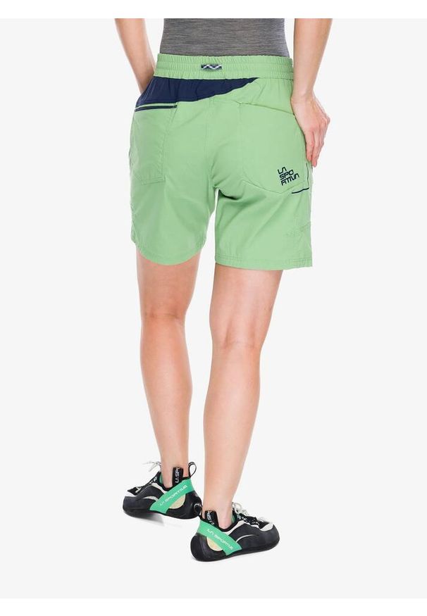 LA SPORTIVA - Spodenki wspinaczkowe damskie La Sportiva Mantra Shorts. Kolor: zielony