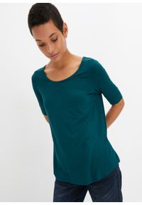 bonprix - Shirt. Kolor: zielony. Materiał: jersey #1