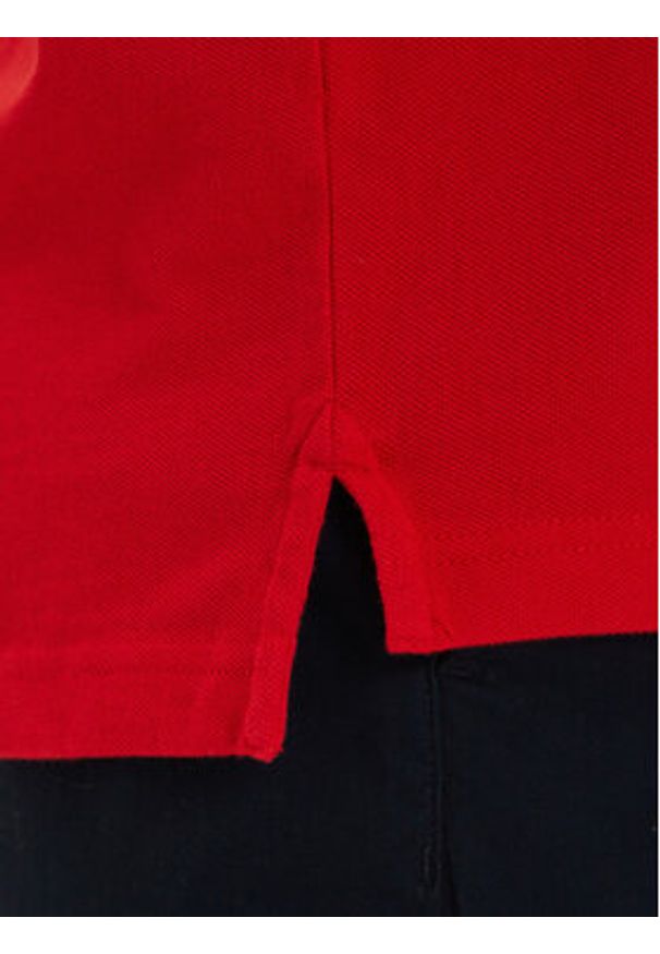 Tommy Jeans Polo DM0DM22711 Czerwony Regular Fit. Typ kołnierza: polo. Kolor: czerwony. Materiał: bawełna