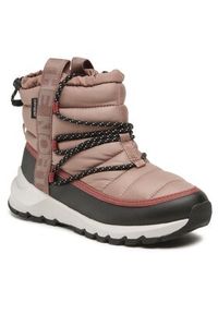 The North Face Śniegowce Thermoball Lace Up Wp NF0A5LWD7T41-050 Brązowy. Kolor: brązowy. Materiał: materiał #3