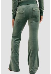 Juicy Couture - JUICY COUTURE Zielone damskie spodnie dresowe Track Pant, Rozmiar XS. Kolor: zielony. Materiał: dresówka #3