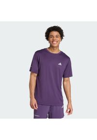 Adidas - Koszulka Training Essentials Holiday Pack. Kolor: fioletowy. Technologia: ClimaCool (Adidas). Sport: fitness