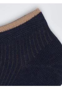 Big-Star - Stopki męskie w prążek granatowe Arnold 403. Kolor: niebieski. Materiał: prążkowany, bawełna. Wzór: prążki #2
