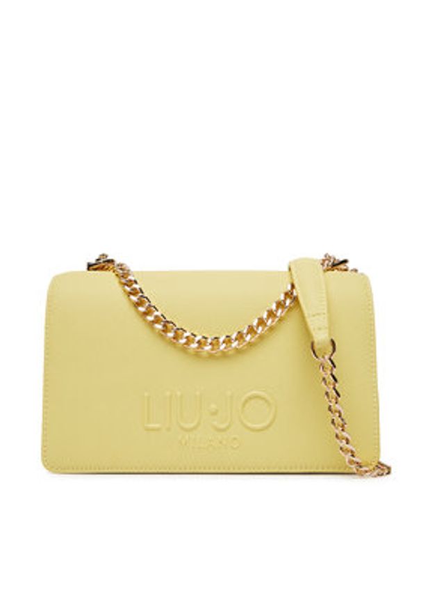 Liu Jo Torebka AA6056 ES029 Żółty. Kolor: żółty. Materiał: skórzane