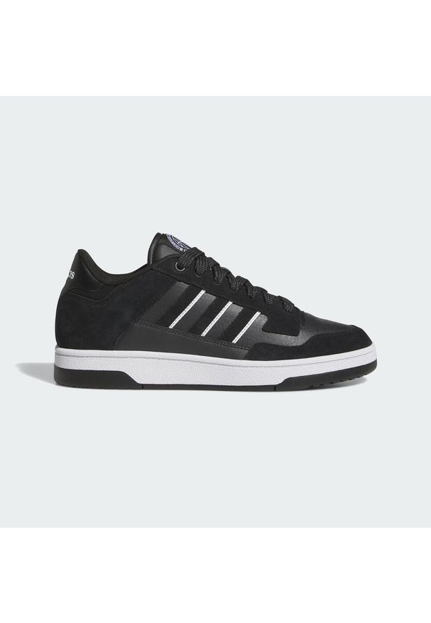 Adidas - Buty Rapid Court Low. Wysokość cholewki: przed kostkę. Kolor: czarny, szary, biały, wielokolorowy. Sport: turystyka piesza