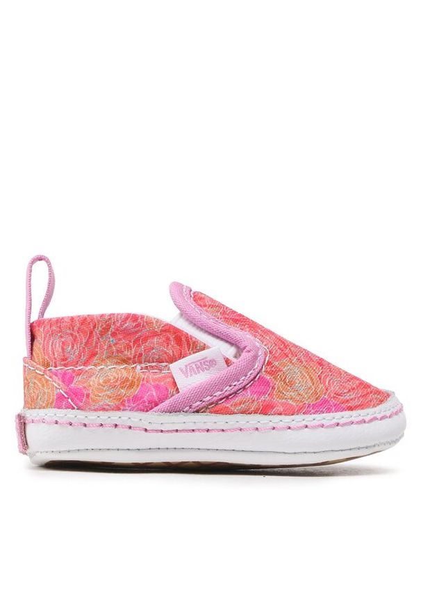 Vans Tenisówki Slip-On V Crib VN0A2XSLPT51 Różowy. Zapięcie: bez zapięcia. Kolor: różowy. Materiał: materiał