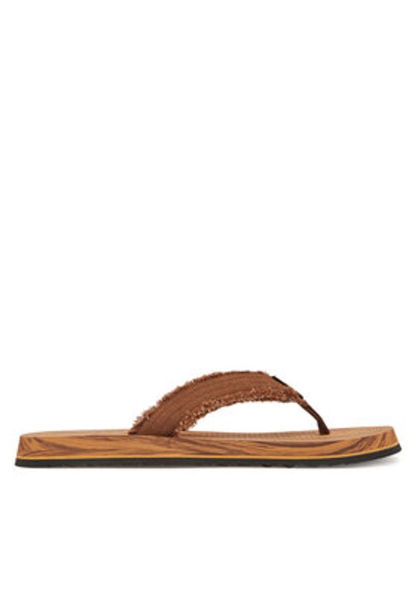 skechers - Skechers Japonki Tantric-Fritz 205098/BRN Brązowy. Kolor: brązowy. Materiał: materiał