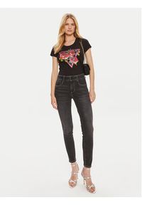 Guess T-Shirt W4YI71 J1314 Czarny Regular Fit. Kolor: czarny. Materiał: bawełna #5