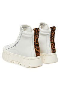 Tommy Jeans Sneakersy Tjw Vulc Flatform Leopard EN0EN02858 Biały. Kolor: biały. Materiał: skóra
