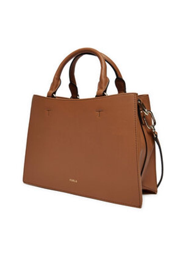 Furla Torebka Nuvola Medium WB01336-BX2045-RY000 Brązowy. Kolor: brązowy. Materiał: skórzane